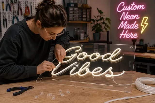 DIY Neon Sign With LED Rope To Create Custom Glowing Wall Art At Home