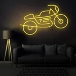 Custom 110in Cut to Letter Orange Vintage Neon Sign - Neon Signs Now