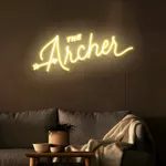 Custom 110in Cut to Letter Orange Vintage Neon Sign - Neon Signs Now