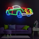 Custom 110in Cut to Letter Orange Vintage Neon Sign - Neon Signs Now