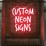 Custom 110in Cut to Letter Orange Vintage Neon Sign - Neon Signs Now