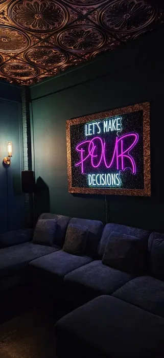 NeonSignsNow.Com - Let's Make Pour Decisions Neon Signs