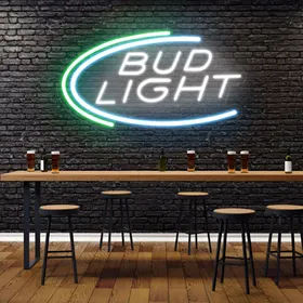 'Bud Light' Neon Signs