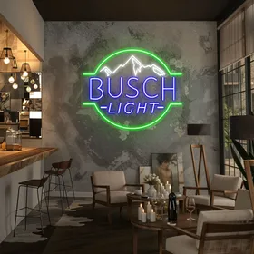 Custom Busch Light Neon Signs