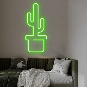 Custom Cactus Neon Lights