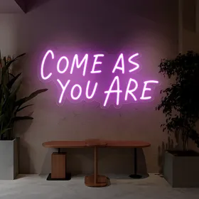 Custom Come As You Are Neon Signs