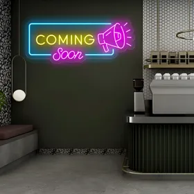 Coming Soon Neon Lights