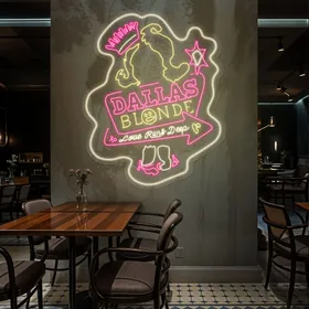 Dallas Blonde Neon Signs