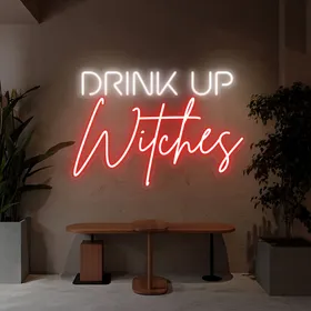 'Drink Up Witches' Neon Signs