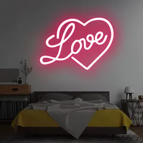 Custom Heart Neon Signs