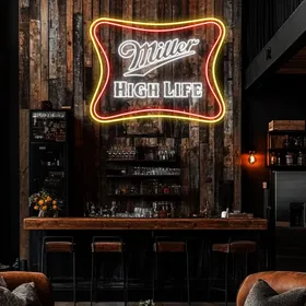 Custom Miller High Life Neon Signs