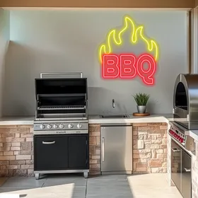 Custom Neon Barbecue Signs