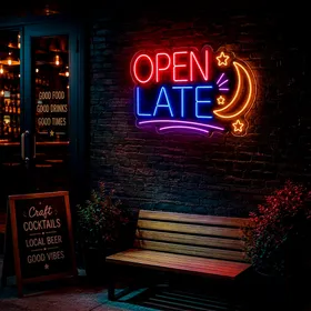Custom Open Late Neon Signs
