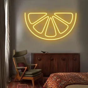 Custom Orange Neon Sign