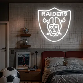 Custom Raiders Neon Signs