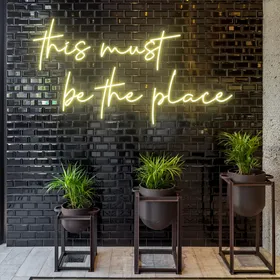'This Must Be The Place' Neon Signs