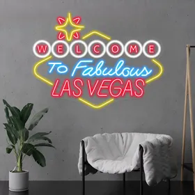 Custom Welcome To Las Vegas Neon Signs