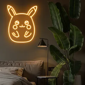 Cute Pikachu Neon Sign
