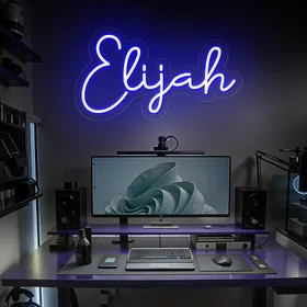 Elijah Neon Sign
