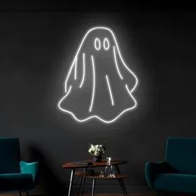 Ghostly Glow Neon Sign