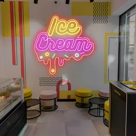 Ice Cream Neon Sign