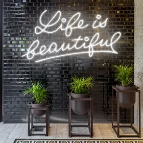 Oh Life is Beautiful Neon Sign