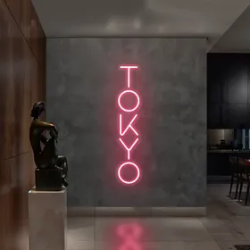 Tokyo Vertical Neon Sign
