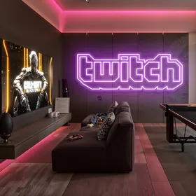 Twitch Streamer Neon Sign