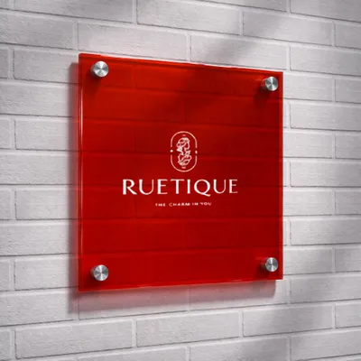 Transparent Red - Neon Signs Now