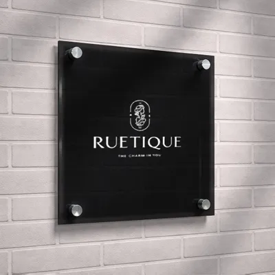 Transparent Black - Neon Signs Now