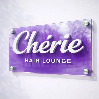 Transparent Purple - Neon Signs Now