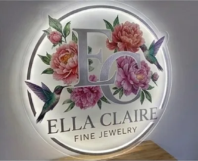 Metal sticker+UV Printing - Neon Signs Now