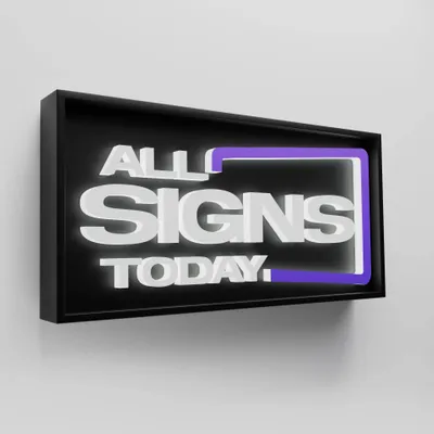 Open-top Metal Box - Neon Signs Now