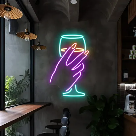 Chic Glass Neon Sign - Neon Signs Now