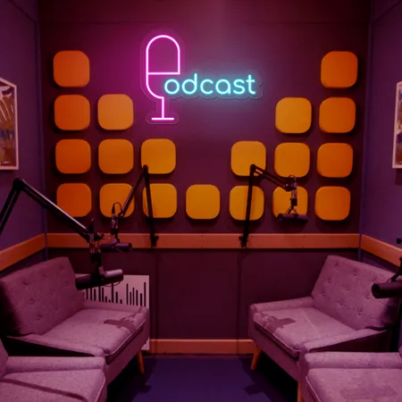 Cool Podcast Neon Sign - Neon Signs Now