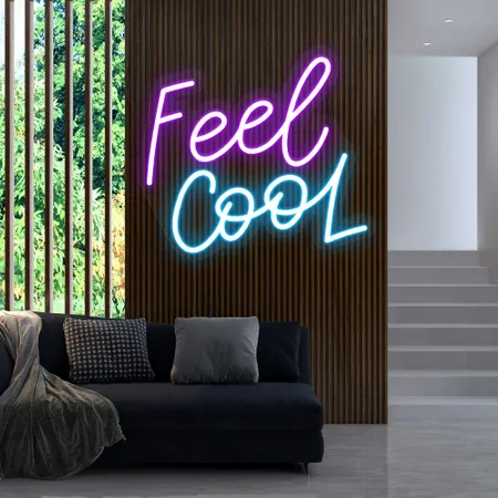 Feel Cool Neon Sign - Neon Signs Now