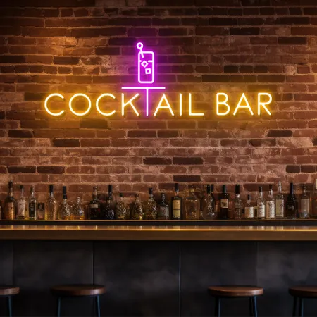 Bold Cocktail Bar Neon Sign - Neon Signs Now