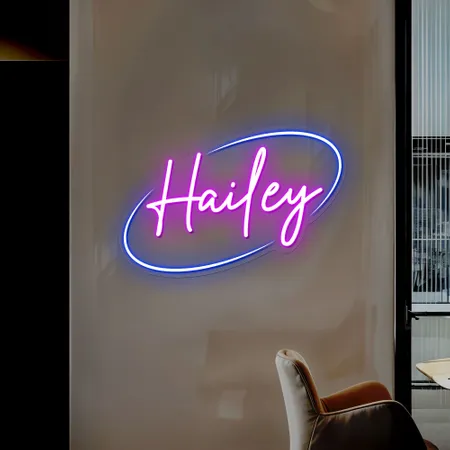 Hailey Neon Sign - Neon Signs Now