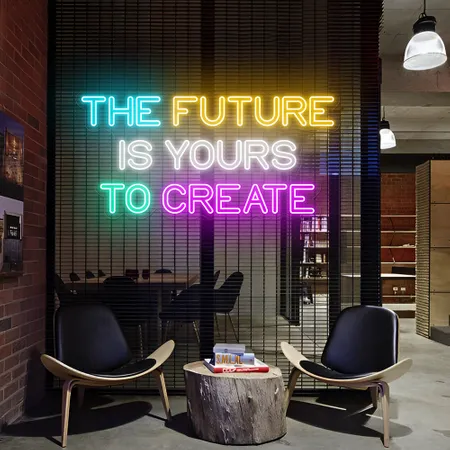 Limitless The Future is Yours to Create Neon Sign - Neon Signs Now