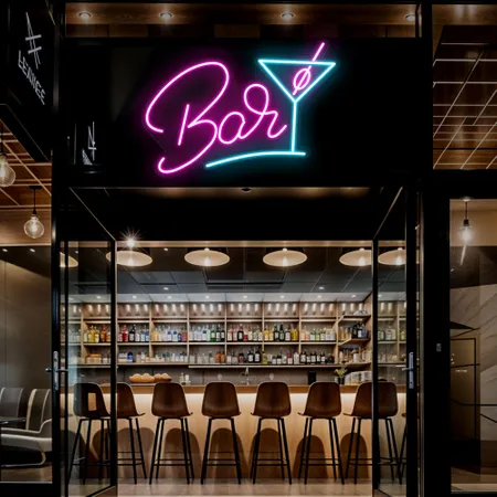 Oh Cocktail Bar Neon Sign - Neon Signs Now