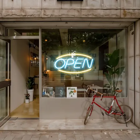 Open Window Neon Sign - Neon Signs Now