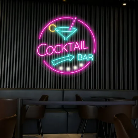 Radiant Cocktail Bar Neon Sign - Neon Signs Now