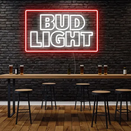 Simple Bud Light Neon Sign - Neon Signs Now