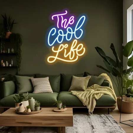 The Cool Life Neon Sign - Neon Signs Now