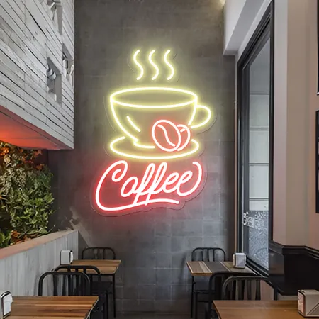 Classy Gleam Coffee Neon Sign - Neon Signs Now