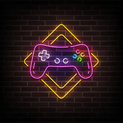 Gamer Joystick Neon Sign - Neon Signs Now