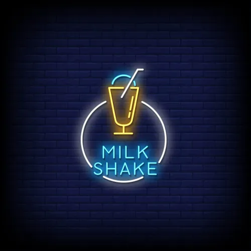 Milk Shake Neon Sign - Neon Signs Now