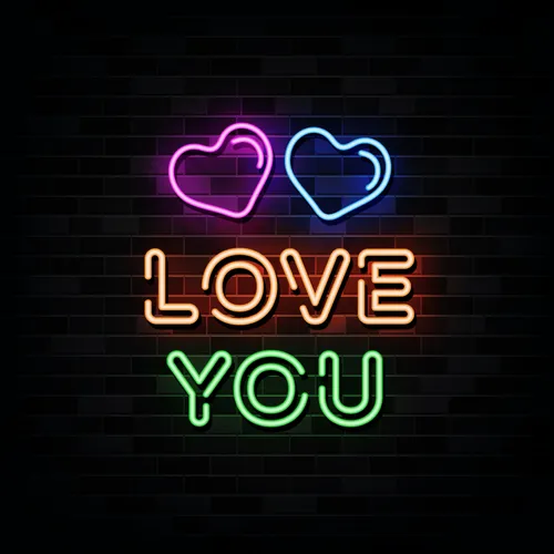 Love You Neon Sign - Neon Signs Now