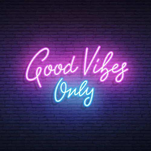 Good Vibes Only Neon Sign  Fully Customizable in Different Sizes