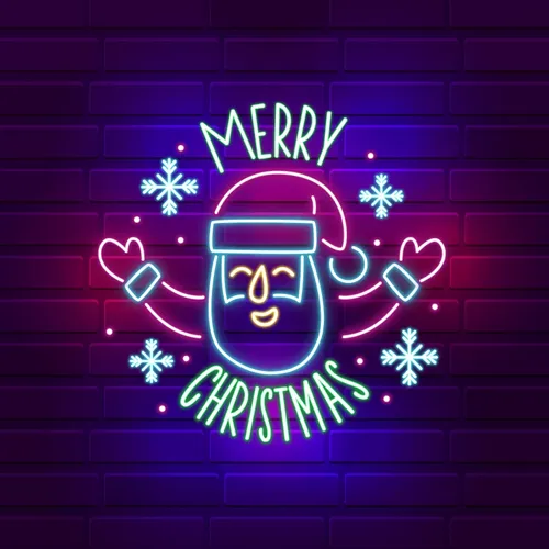 Santa Welcoming on Christmas Eve Neon Sign - Neon Signs Now